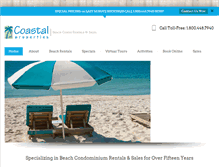 Tablet Screenshot of coastalpropertyal.com